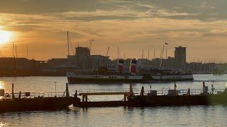 Waverley in Portsmouth at sunset 15th Sept 2023