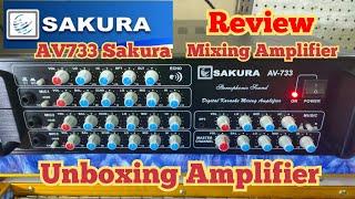 Sakura AV-733 Mixing Amplifier Unboxing + Review