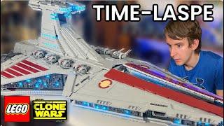 Building The Biggest Venator in 6 minutes! LEGO Star Wars MOC Timelapse