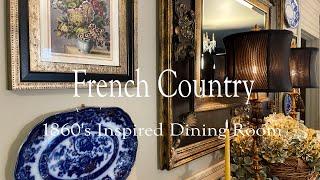 1860's EUROPEAN INSPIRED DINING ROOM ~ BEAUTIFUL BLUE & WHITES ~ CREATING A STYLE OF YOUR OWN