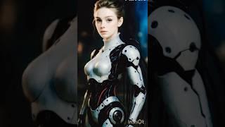 "Robot Girl Smiles as He Welds Her Chest!  #Shorts"