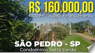 TERRENO 1.100 M² EM SÃO PEDRO/SP POR APENAS R$ 160.000,00 [VENDIDA]#interiordesp #viverbemnointerior