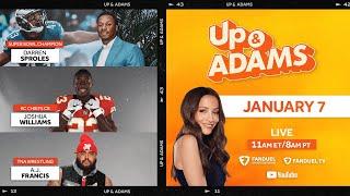 Up & Adams Show with Kay Adams! AJ Francis, Darren Sproles, & Chiefs' Joshua Williams | January 7,