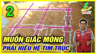 Để NHÀ BẠN không bị SAI, MÉO  Cách lấy góc vuông, cách giác móng nhà mái nhật 2 tầng, nhà cấp 4 mái