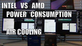 Intel Core i9-13900k vs AMD Ryzen 9 7950x in DaVinci Resolve - Thermals and Air Cooling 空冷