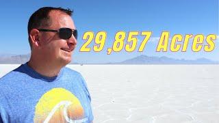 What created the GIANT Bonneville Salt Flats?