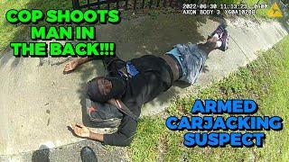 Cop Shoots Man in the Back!!!  Armed Robbery Supect - North Miami, Florida - June 30, 2022