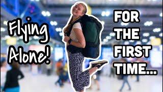 MY FIRST TIME FLYING ALONE! // Airport vlog