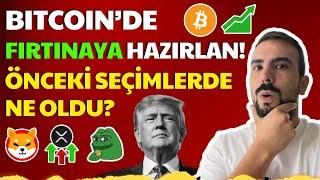 ABD SEÇİM SONRASI BITCOIN'DE FIRTINA BAŞLIYOR! ÖNCEKİ SEÇİMLER SONRASI BTC NE YAPTI - ALTCOIN