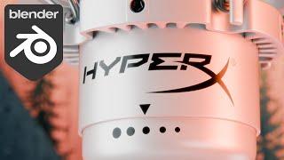 Product Design in Blender 4.1: HyperX QuadCast | Part-2