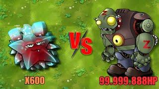 PVZ Fusion Challenge! - 600 Fusion Plants vs Ultimate Mecha Gargantuar 99.999.888, Who Will Win ?