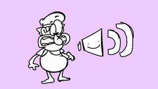 Pizza Tower Peppino voicelines/SFX but animated