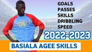 BASIALA AGEE :(2023): GOALS, ASSISTS, SKILLS, SPEED, PASSES, DRIBLINGS