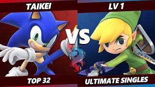 Kowloon Kagaribi - taikei (Sonic) Vs. Lv.1 (Toon Link) Smash Ultimate - SSBU