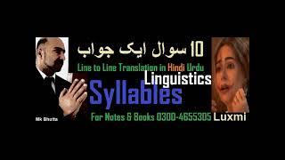 Syllables Phonetics linguistics Branches Types pronunciation | English pdf Sounds | Bhutta Academe