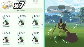 How many shinies I can get on free raid pass during Raid Day - Kleavor