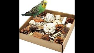 Natural Bird Foraging & Parrot Shredding Toys Box