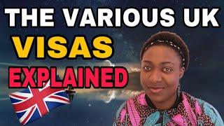 UK VISA TYPES FOR IMMIGRANTS//WHAT ARE THE TYPES OF UK VISAS