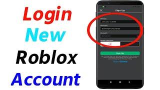 How to Log in to Roblox in Mobile | Login New Roblox Account