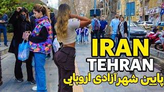 IRAN 2024 | Tehran Night Walk Tour | Tehran City Poor Neighborhood ایران