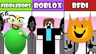 Incredibox Fiddlebops VS Roblox VS BFDI & SECRET Characters Versions! (NEW MODS)