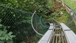 Amazing Coaster ride in Zillertal ArenA, Austria  AT in 4K