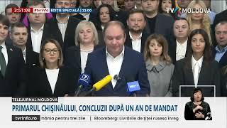 Edilul Chişinăului, Ion Ceban, a făcut bilanţul primului an de activitate la şefia Primăriei