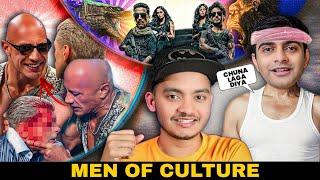 Mindless Fighting! Godzilla X kong · The Rock WWE || Men of Culture 122