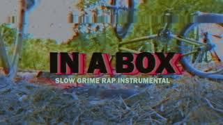 Slow Rap Grime Instrumental "𝗜𝗡 𝗔 𝗕𝗢𝗫" | Simple bass grime rap beat (FREE)