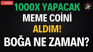 CANLI 1000x Meme Coini Aldım! Altcoin Boğası Ne Zaman Başlayacak? Bitcoin ve Ethereum Son Durum!