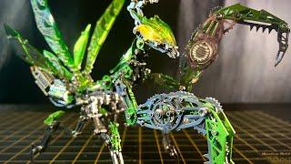 3D Mechanical Metal Mantis Unboxed and Built