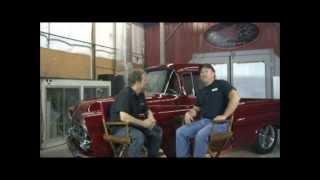 Kevin Tetz Comes to visit Bayone Customs Truck shipping out to SEMA