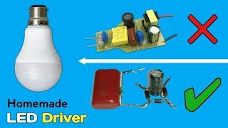 Homemade LED Driver | How to make LED Bulb Driver | LED bulb ke driver kaise banaye