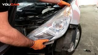 2011-2013 Hyundai Sonata Hybrid - Headlight Assembly Replacement