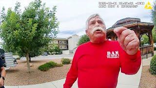 Officer Confronts Man Over "Super Disrespectful" Language