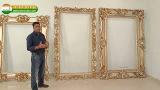 Mirror Frames Luxury Designs & Color - Royal Home Decor | Aarsun | #mirrorframe #photoframe