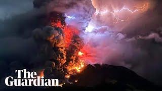 Mount Ruang eruption in Indonesia sparks tsunami fear as hundreds evacuate
