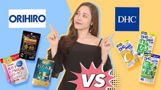 Review so sánh chân thực ORIHIRO vs DHC - Thực phẩm chức năng Nhật giá rẻ có tốt??