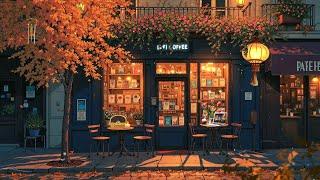 Autumn leaves & lo-fi beats falling in Nostalgic Tokyo Cafe Night  lofi hip hop beat to study