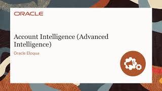 Oracle Eloqua - Account Intelligence