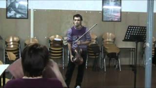 Lesson on Bach Sonate 1 violin masterclass