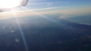 Flying over Southern California - John Wayne, Orange County to Denver Colorado