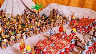 Playmobil Romans, Battle at Egypt, a stop motion movie.