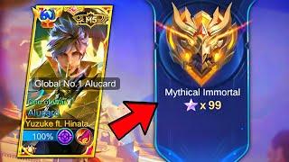 MY LAST ALUCARD MATCH TO REACH MYTHICAL IMMORTAL! (Win or Lose?) - NO EDIT SOLO RANK GAMEPLAY