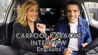 [Eng subs] Lara Fabian: Charlize Theron crush, Arrival in Quebec in Carpool Karaoke (INTERVIEW 2016)