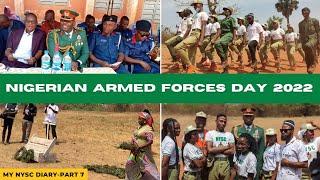 My NYSC Diary_Part 7: PARADE | LAYING OF WREATHS | FUND RAISING FOR FALLEN HEROS _ARMED FORCES DAY.