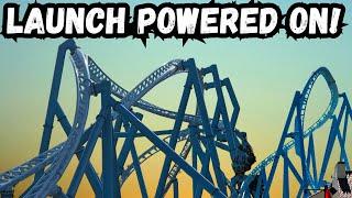 Canada's Wonderland AlpenFury Main Launch Powered On