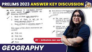 Paper Discussion Cut-Off Analysis & Prelims 2023 Geography Answer Key Discussion