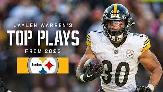 Jaylen Warren's Top Plays of 2023 | Pittsburgh Steelers