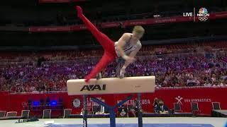 Shane Wiskus Shows Up On Pommel Horse